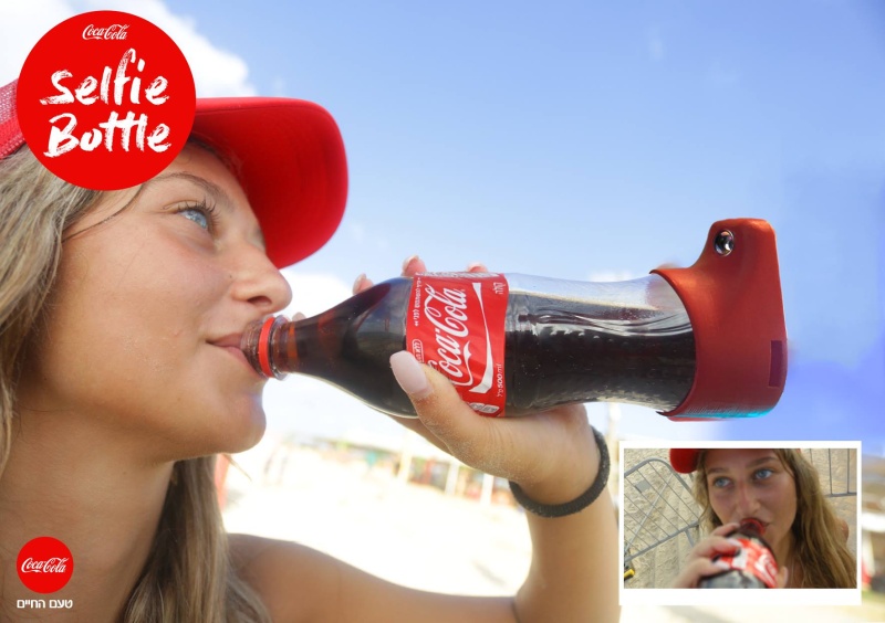 The Coca-Cola Selfie Bootle. Foto: Gefen Team 