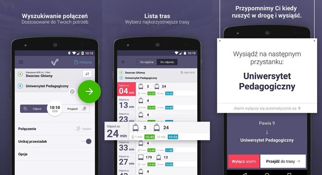 Aplikacja jakdojade.pl - rozkłady transportu publicznego zawsze pod ręką